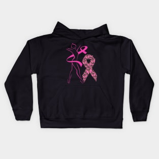 Pink  In October Kids Hoodie